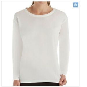 NWT White MEDIUM Soybu Unity Pullover Crossback